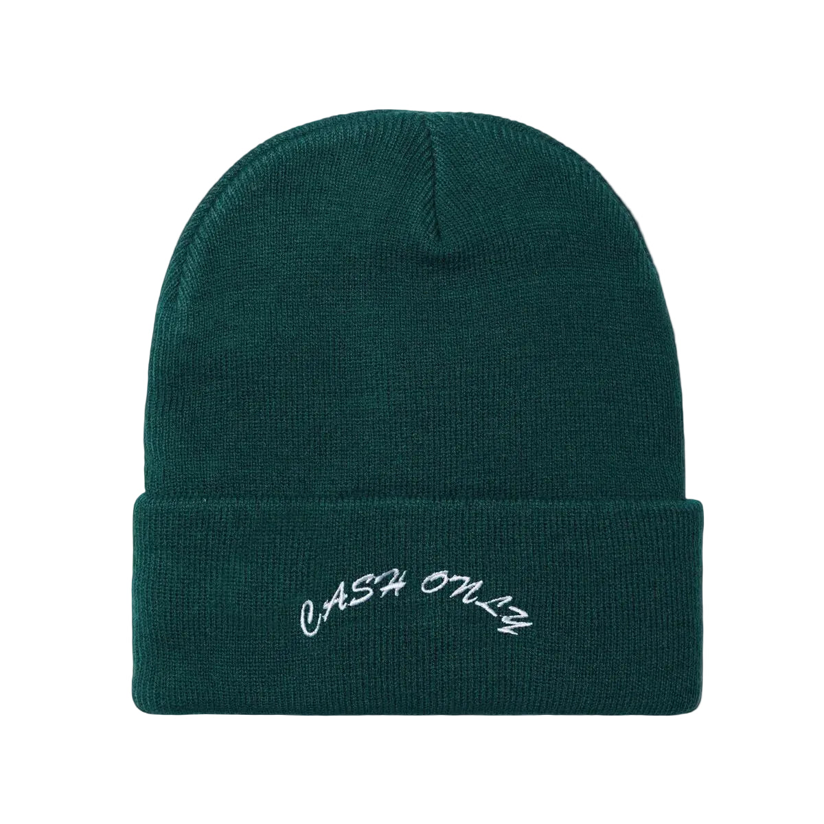 Cash Only Logo Beanie (Forest)