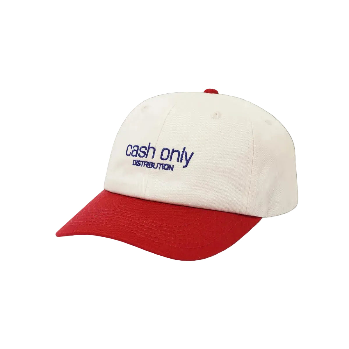 Cash Only Corp Logo Snapback (Natural / Cardinal)