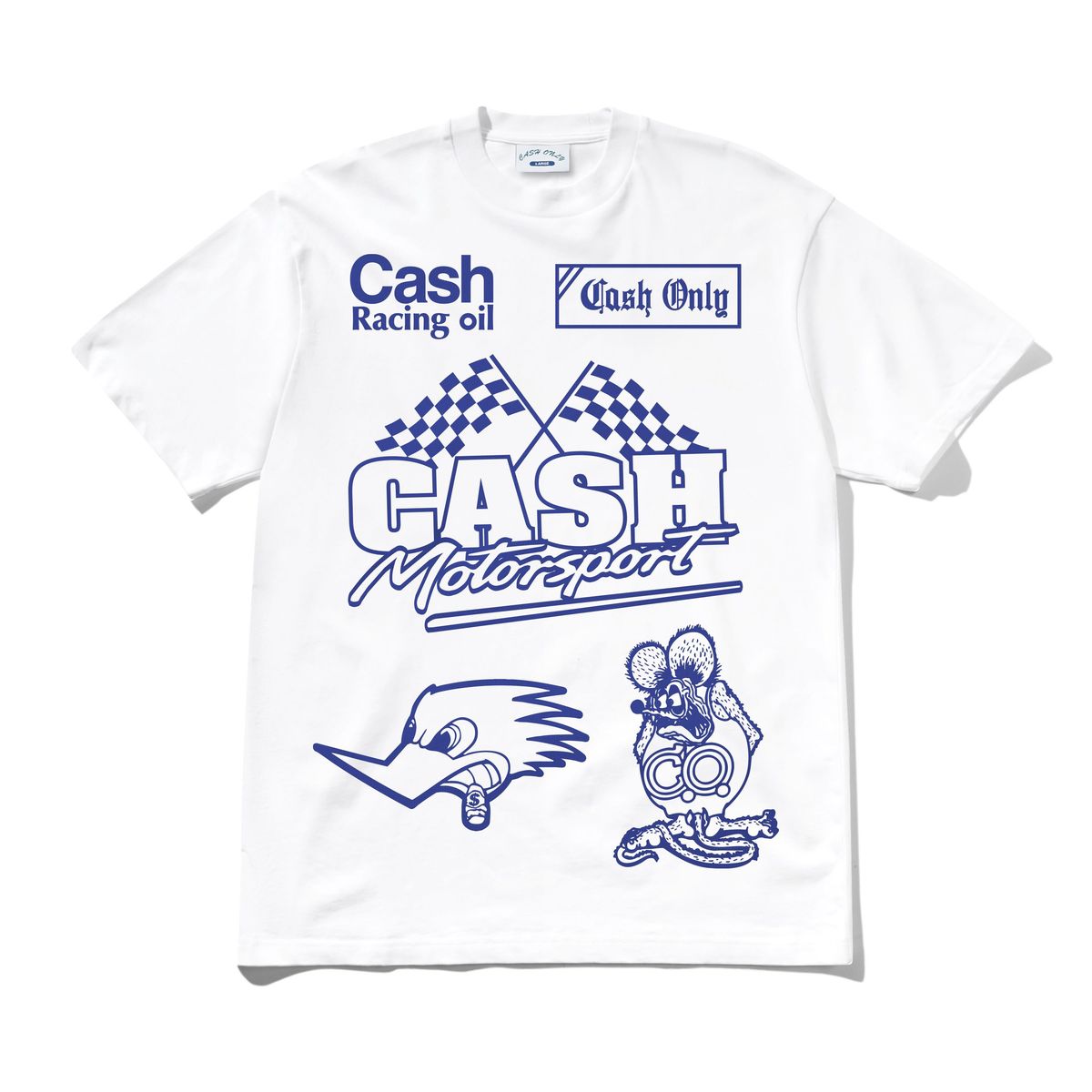 Cash Only Service Tee (White)
