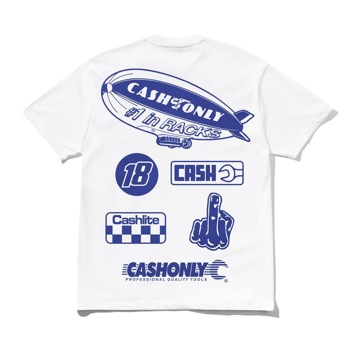 Cash Only Service Tee (White)
