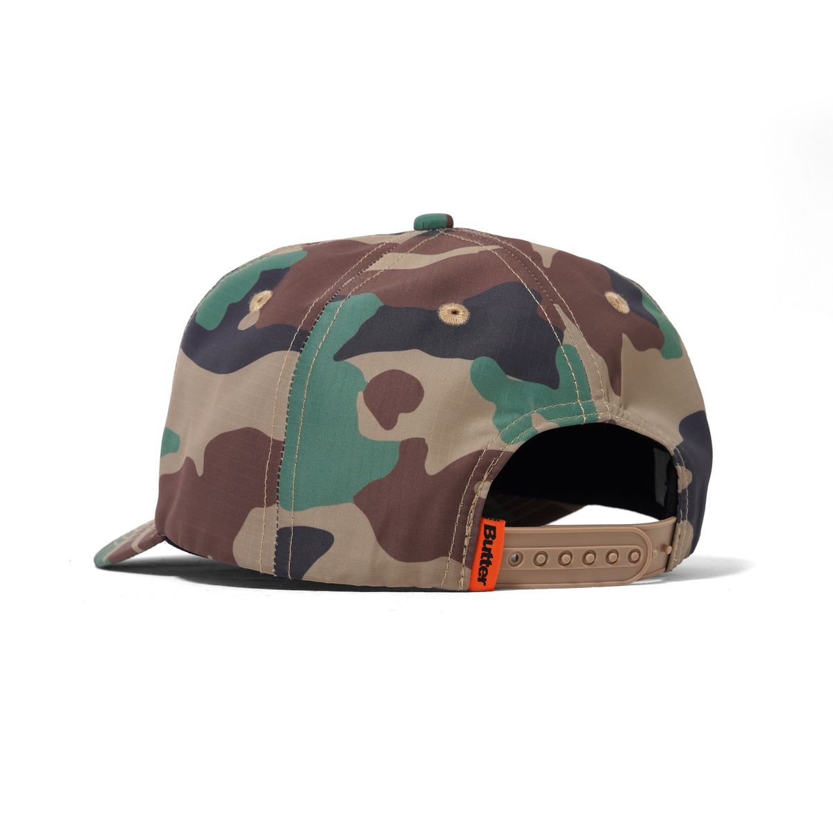 Butter Goods Glint Snapback Cap (Woodland Camo)