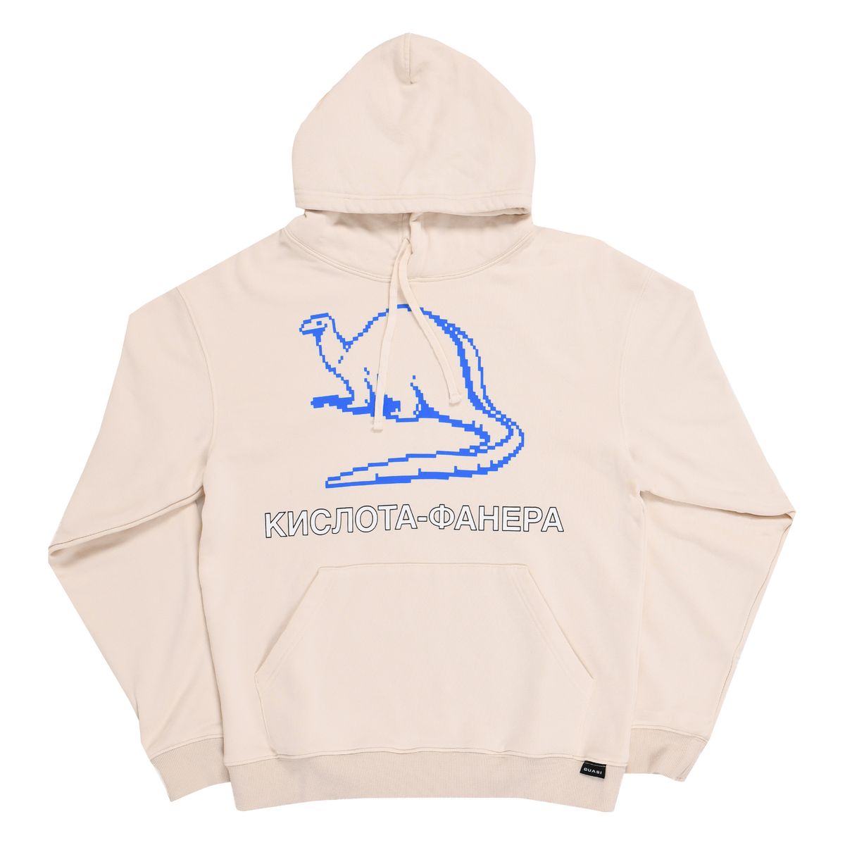 Quasi Dinosaur Hoodie (Off-White)