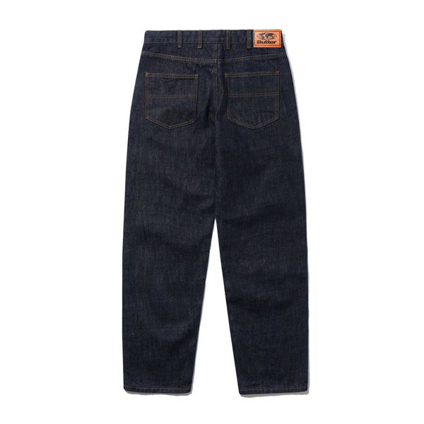 Butter Goods Straight Leg Denim Jeans (Selvedge Blue)