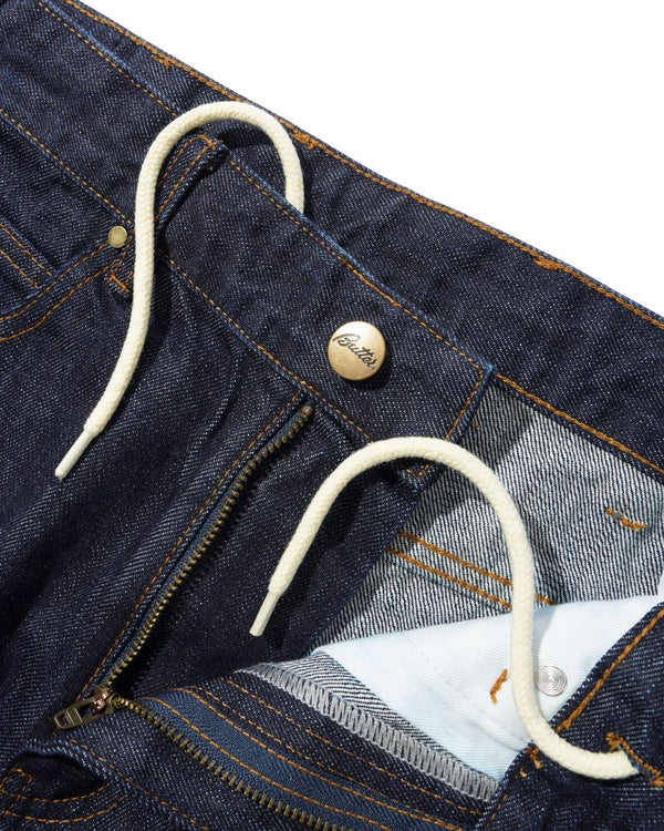Butter Goods Straight Leg Denim Jeans (Selvedge Blue)