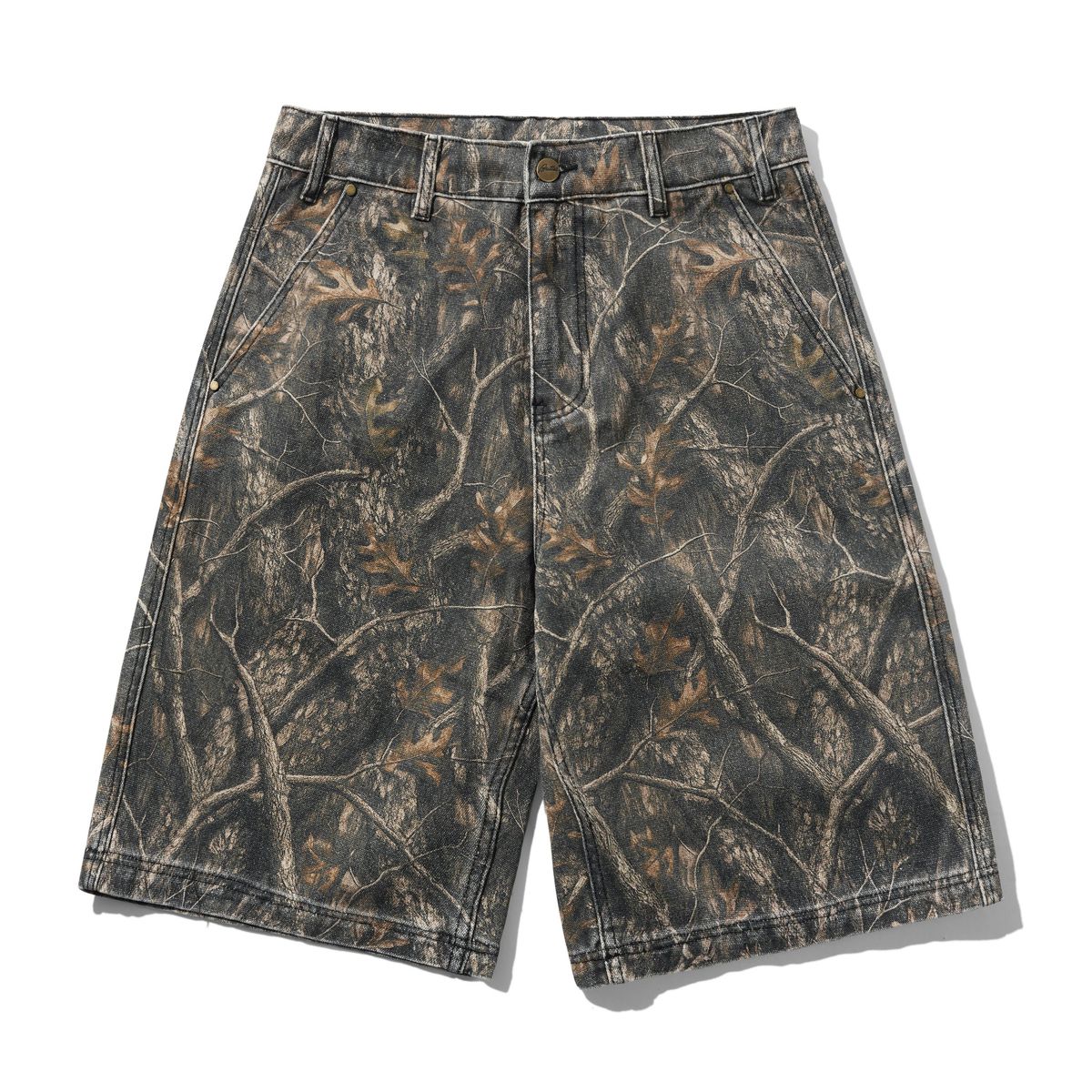 Butter Goods Work Shorts (Forest Camo)