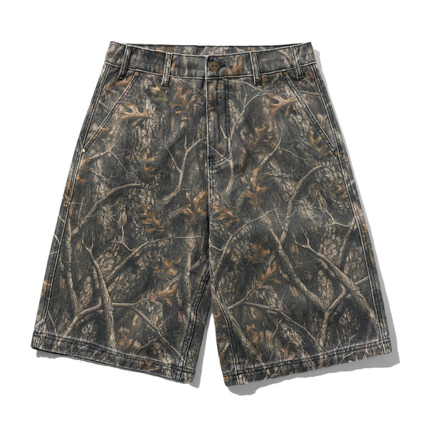 Butter Goods Work Shorts (Forest Camo)