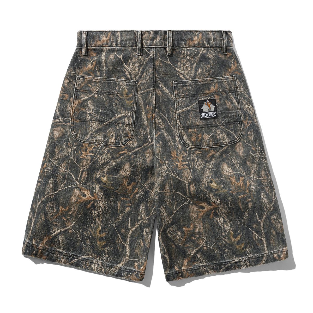 Butter Goods Work Shorts (Forest Camo)