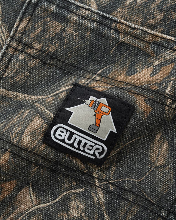Butter Goods Work Shorts (Forest Camo)