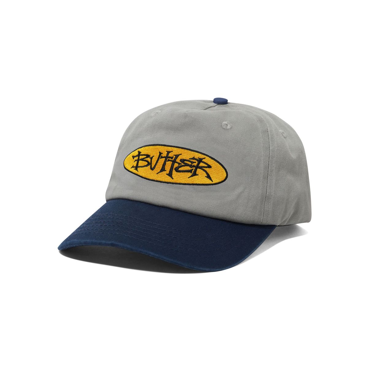 Butter Goods Tide 5 Panel Cap (Washed Grey)