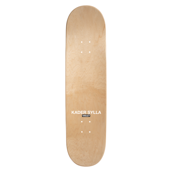 Violet Leather Pattern Deck Kader Sylla Deck