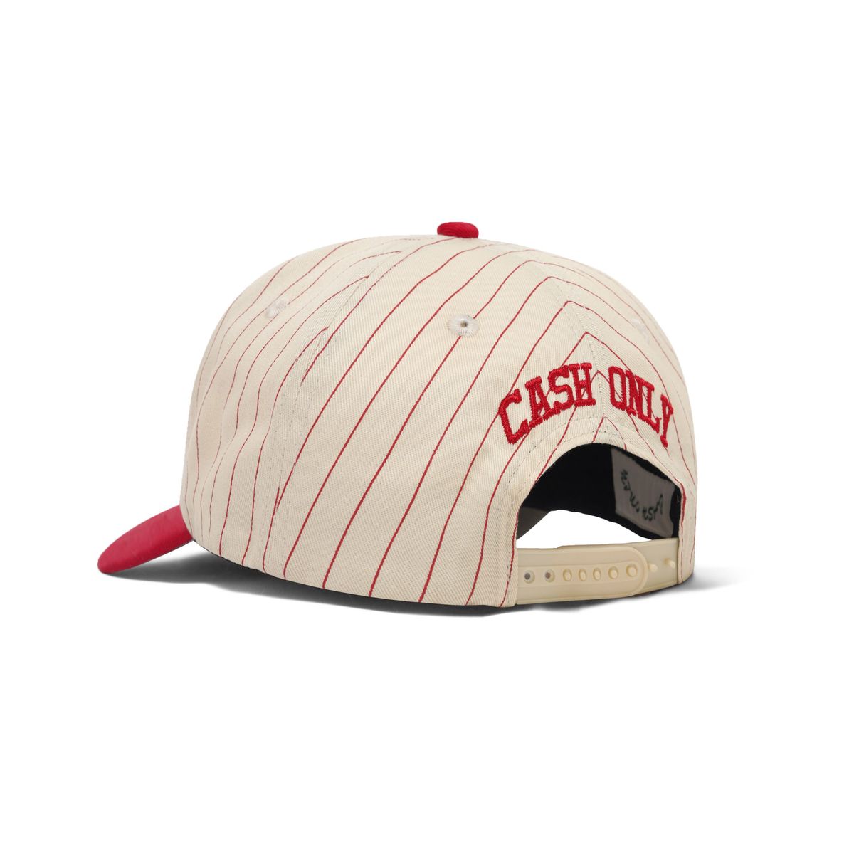 Cash Only Slugger 5 Panel Cap (Natural/Red)