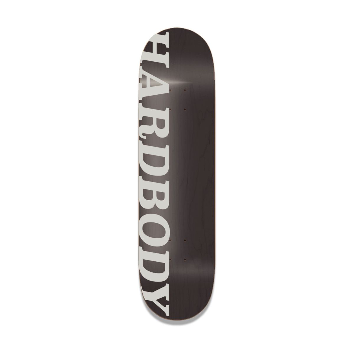 Hardbody OG Logo Deck (Silver)