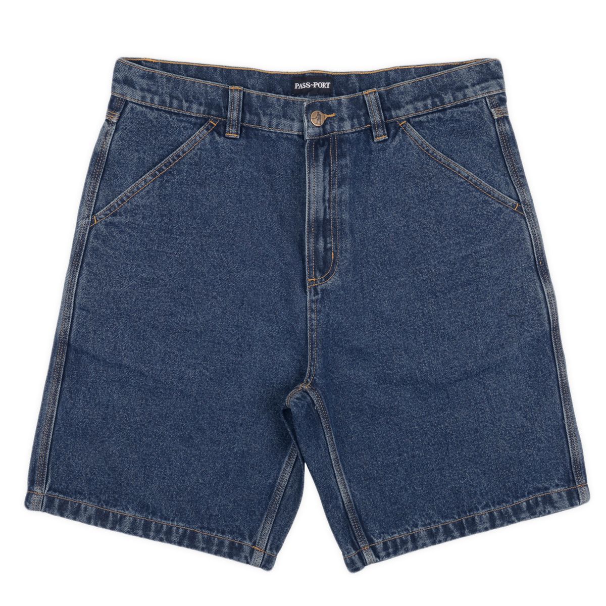 Pass-Port Workers Club Jean Short (Washed Dark Indigo)