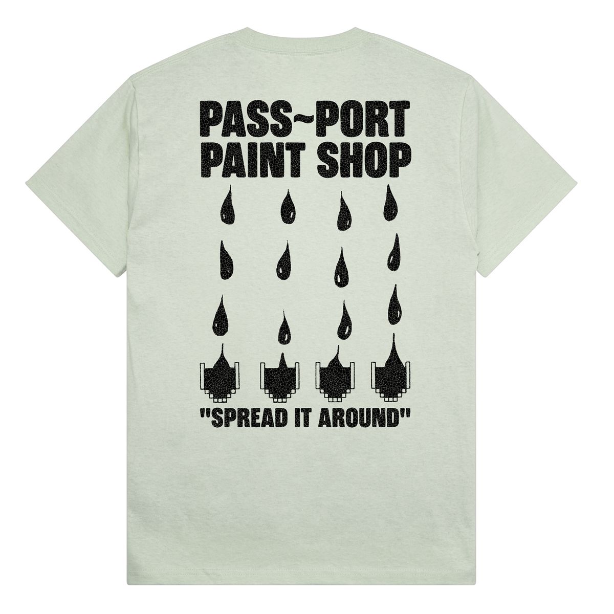 Pass-Port Shop Rules Tee (Harbour Grey)