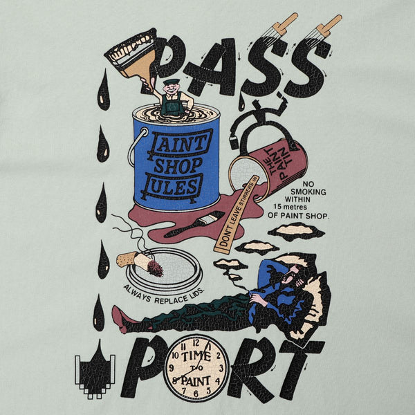 Pass-Port Shop Rules Tee (Harbour Grey)