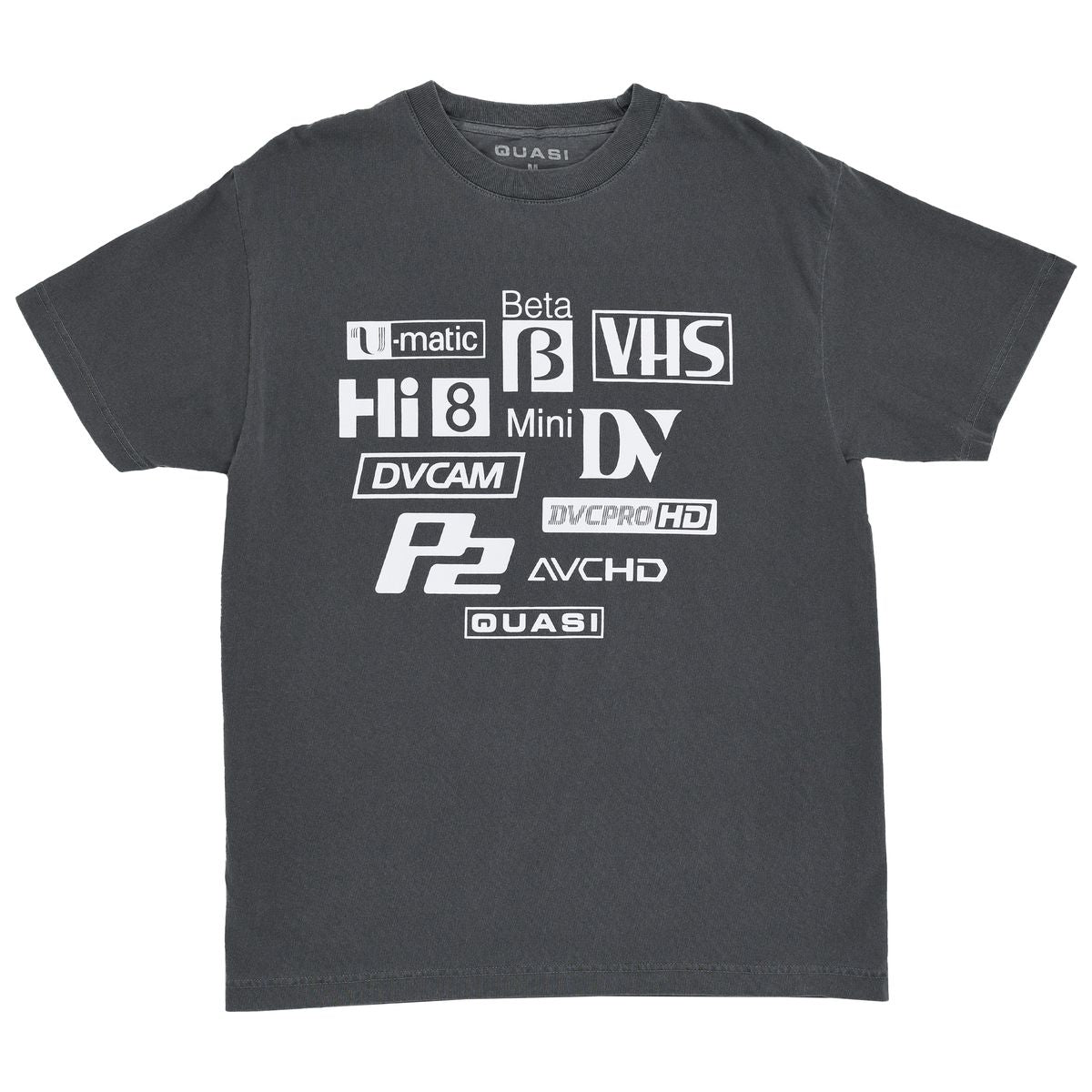 Quasi Formats Tee (Faded Black)