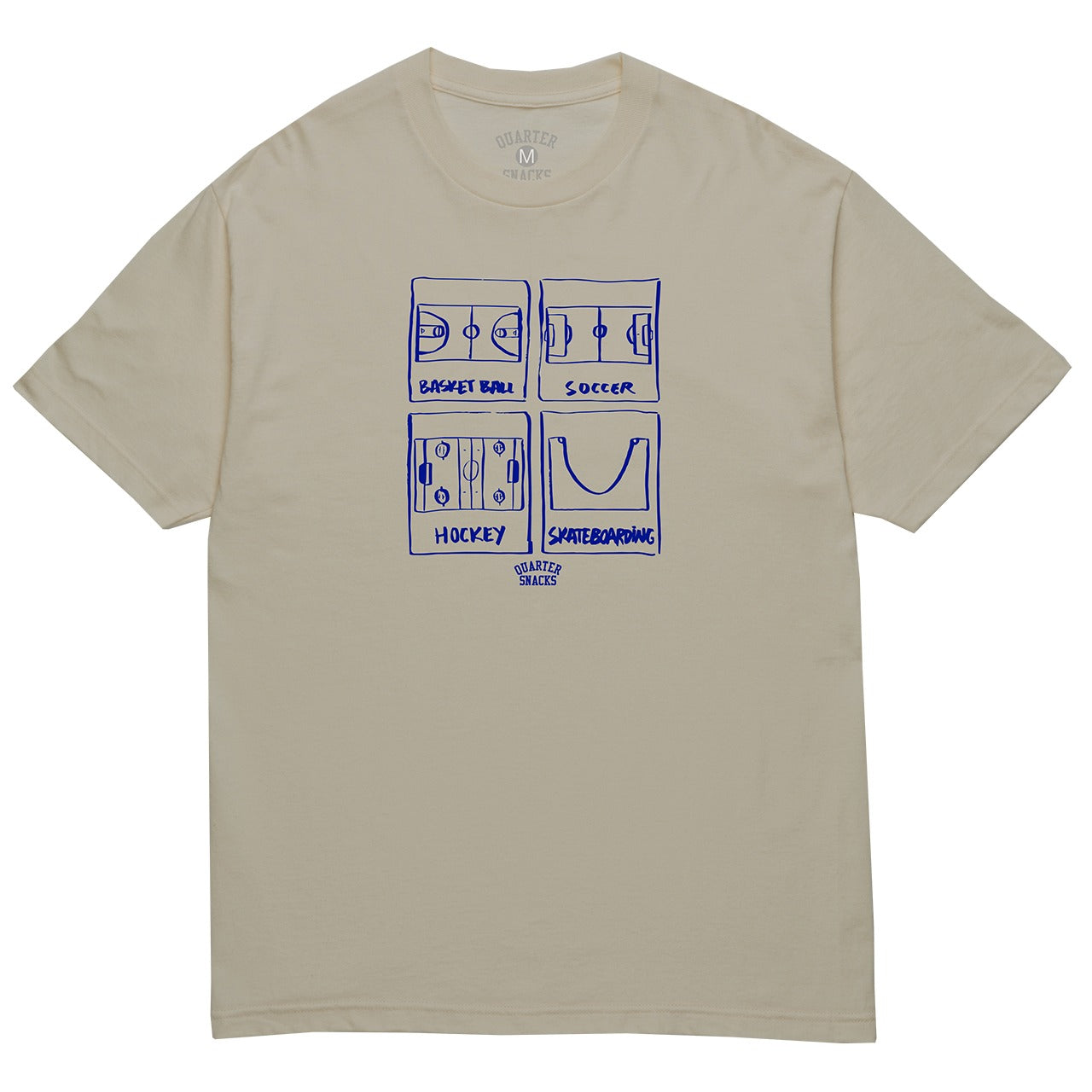 Quartersnacks Sports Tee (Sand)