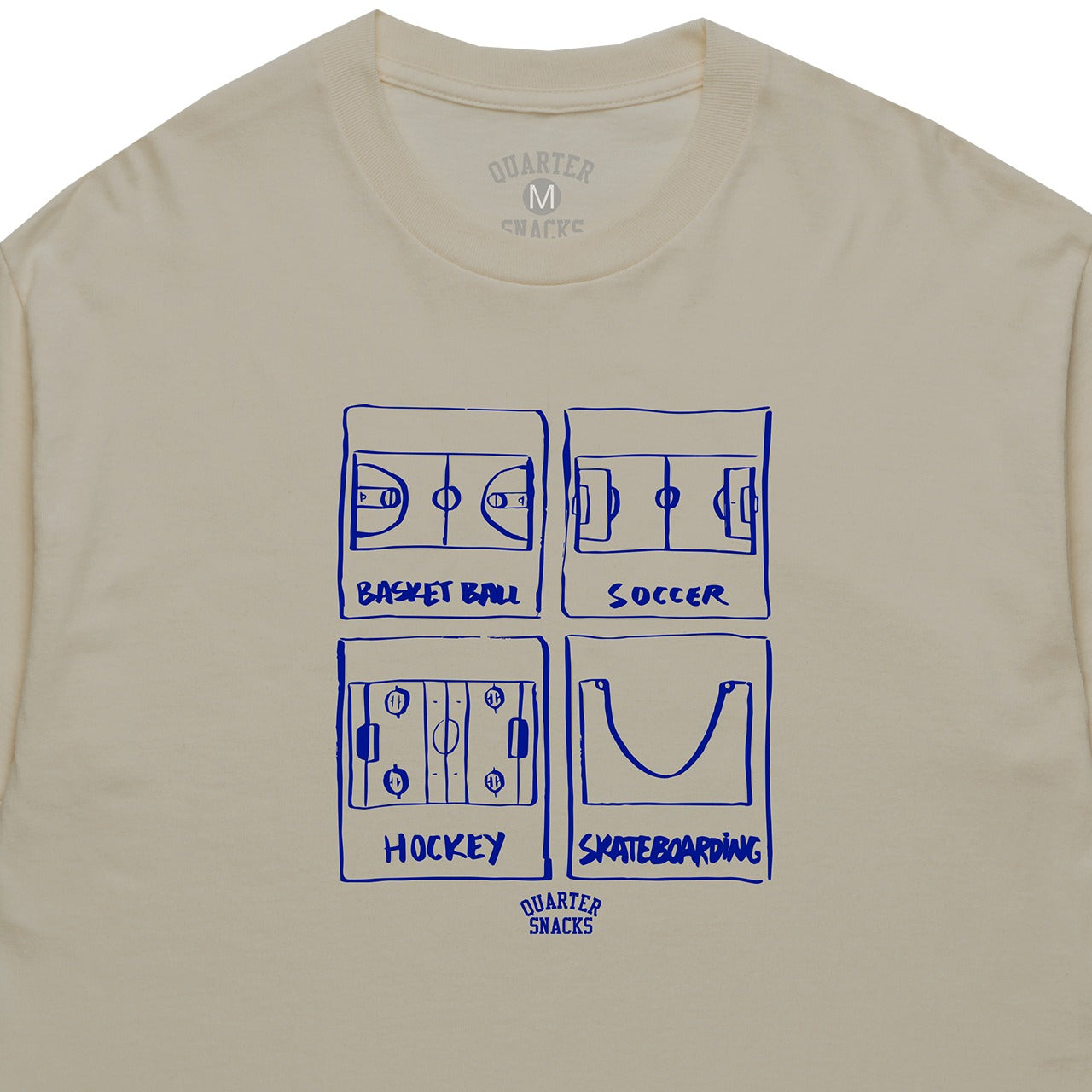 Quartersnacks Sports Tee (Sand)