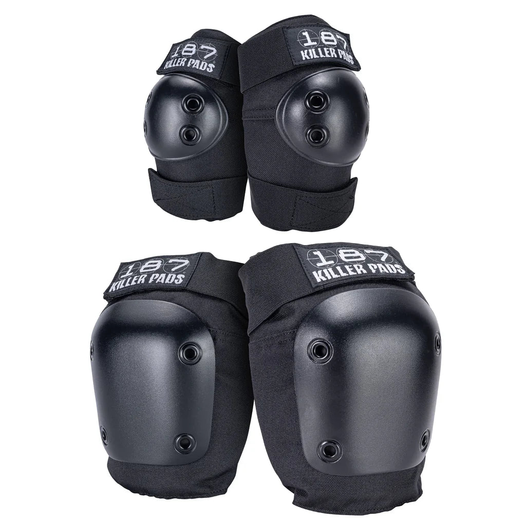187 Knee & Elbow Combo Pack( Black)