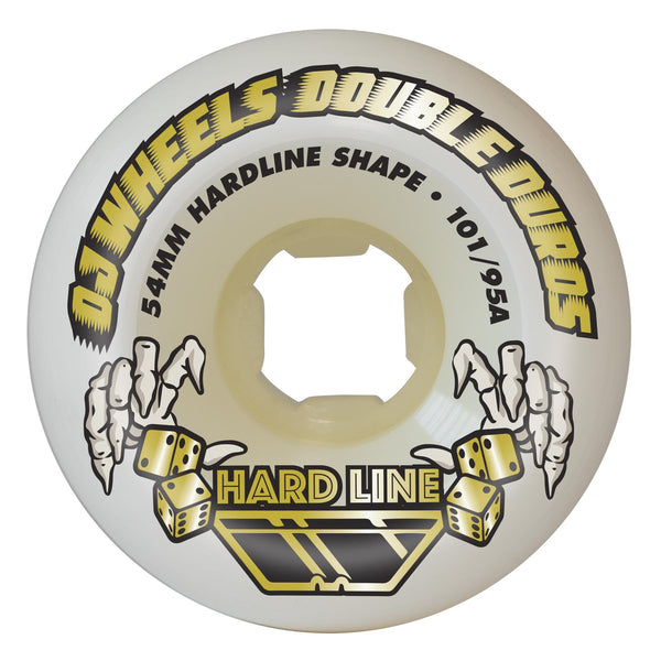 OJ Double Duro Gum Hardline Wheels 101a/95a 54MM