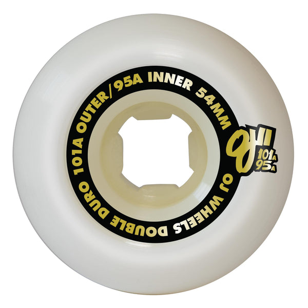 OJ Double Duro Gum Hardline Wheels 101a/95a 54MM