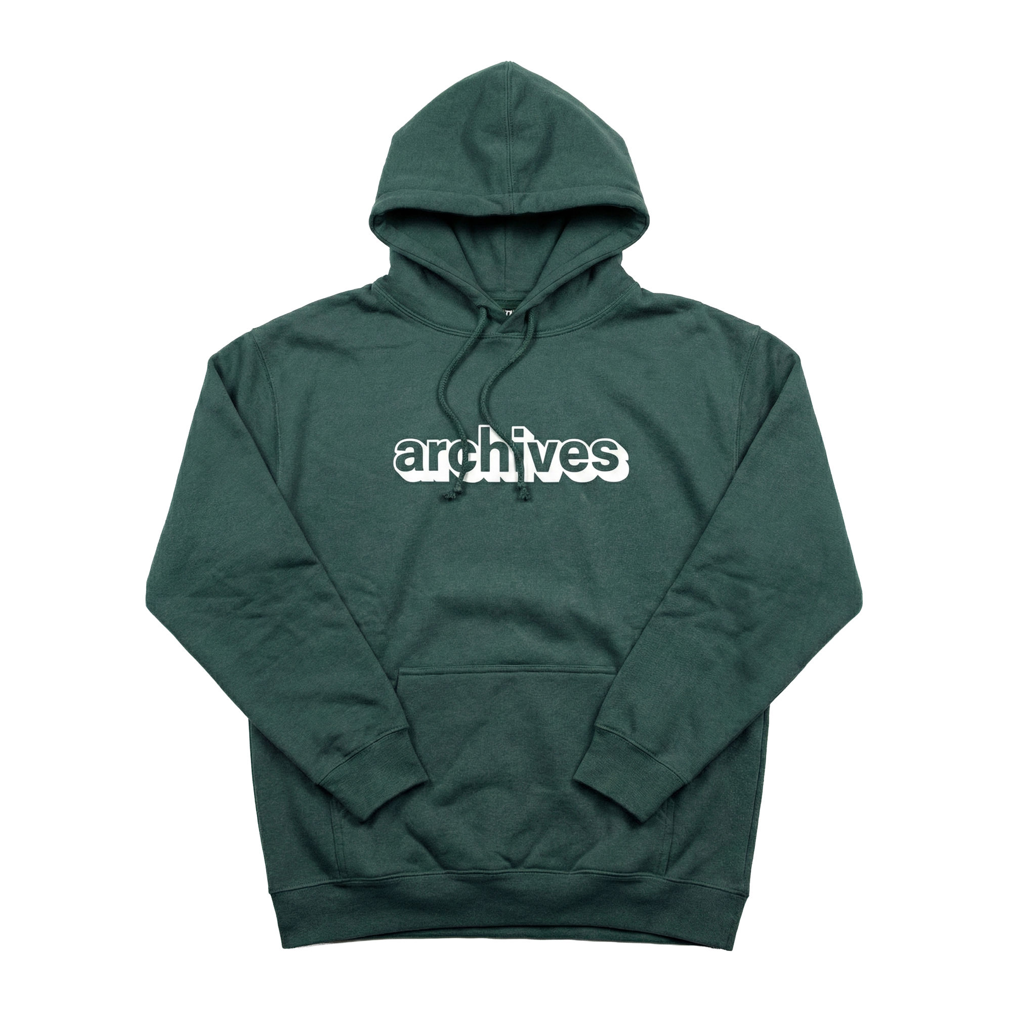 Archives 3D Logo Hoodie Green