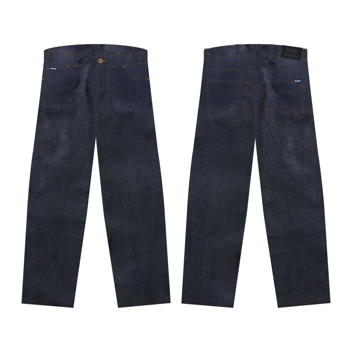 Butter Goods Relaxed Denim Jeans (Raw Indigo)