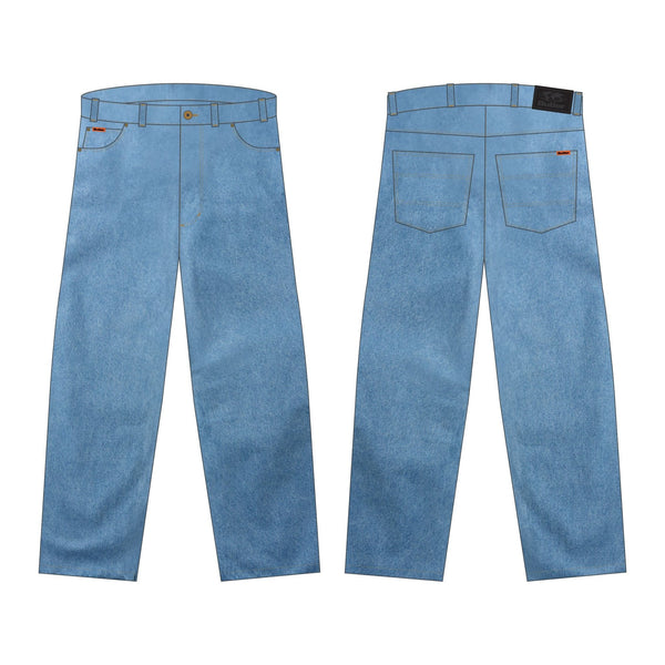 Butter Goods Relaxed Denim Jeans (Washed Indigo)