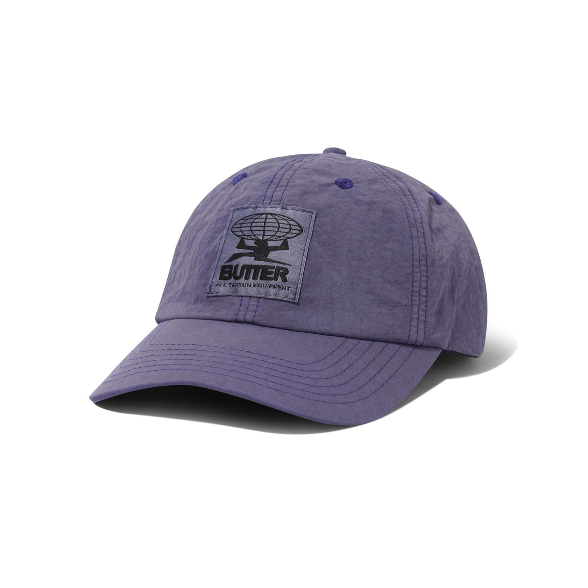 Butter Goods Terrain Overdyed 6 Panel Cap (Grape)