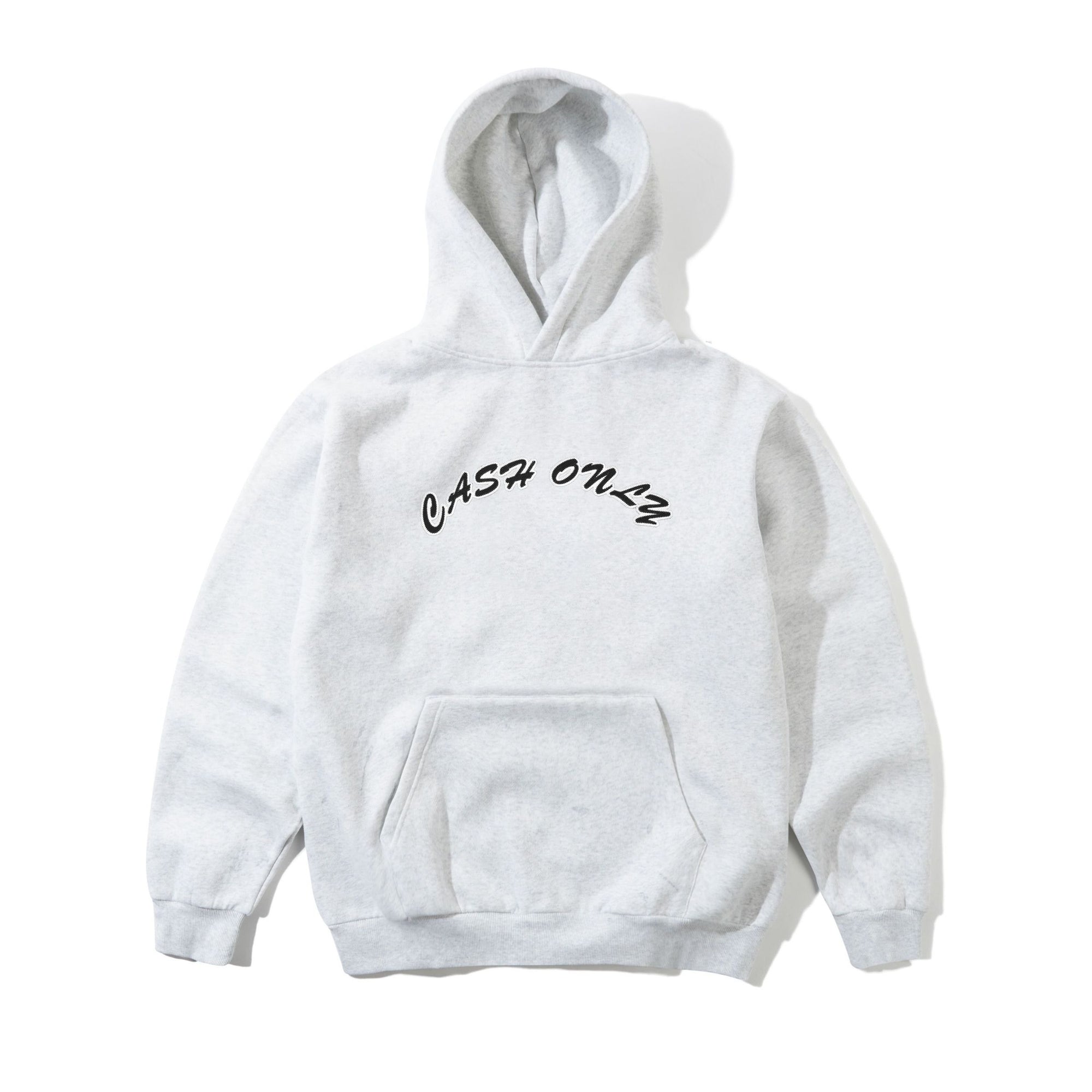 Cash Only Logo Pullover Hood (Ash)