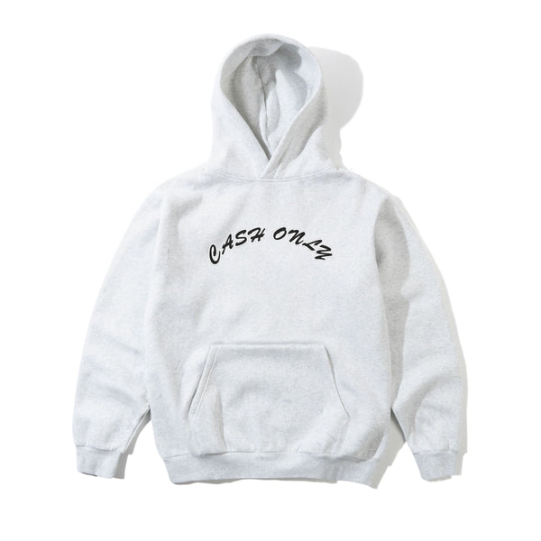 Cash Only Logo Pullover Hood (Ash)