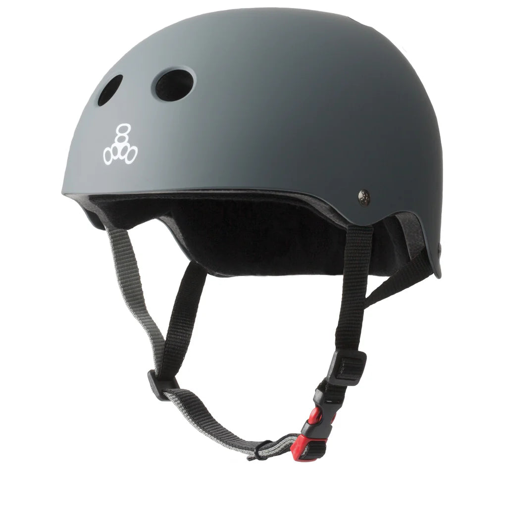 Triple 8 Certified Sweatsaver Helmet (Carbon Matte)