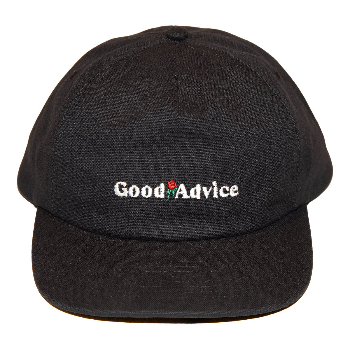 Good Advice Chat Line Canvas Cap Black