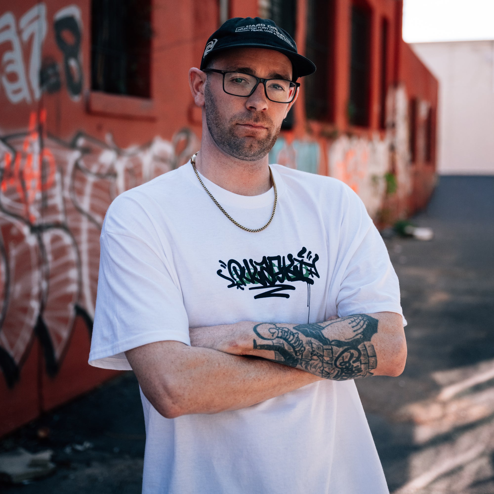 Archives Tag Tee - Pulaski (White)