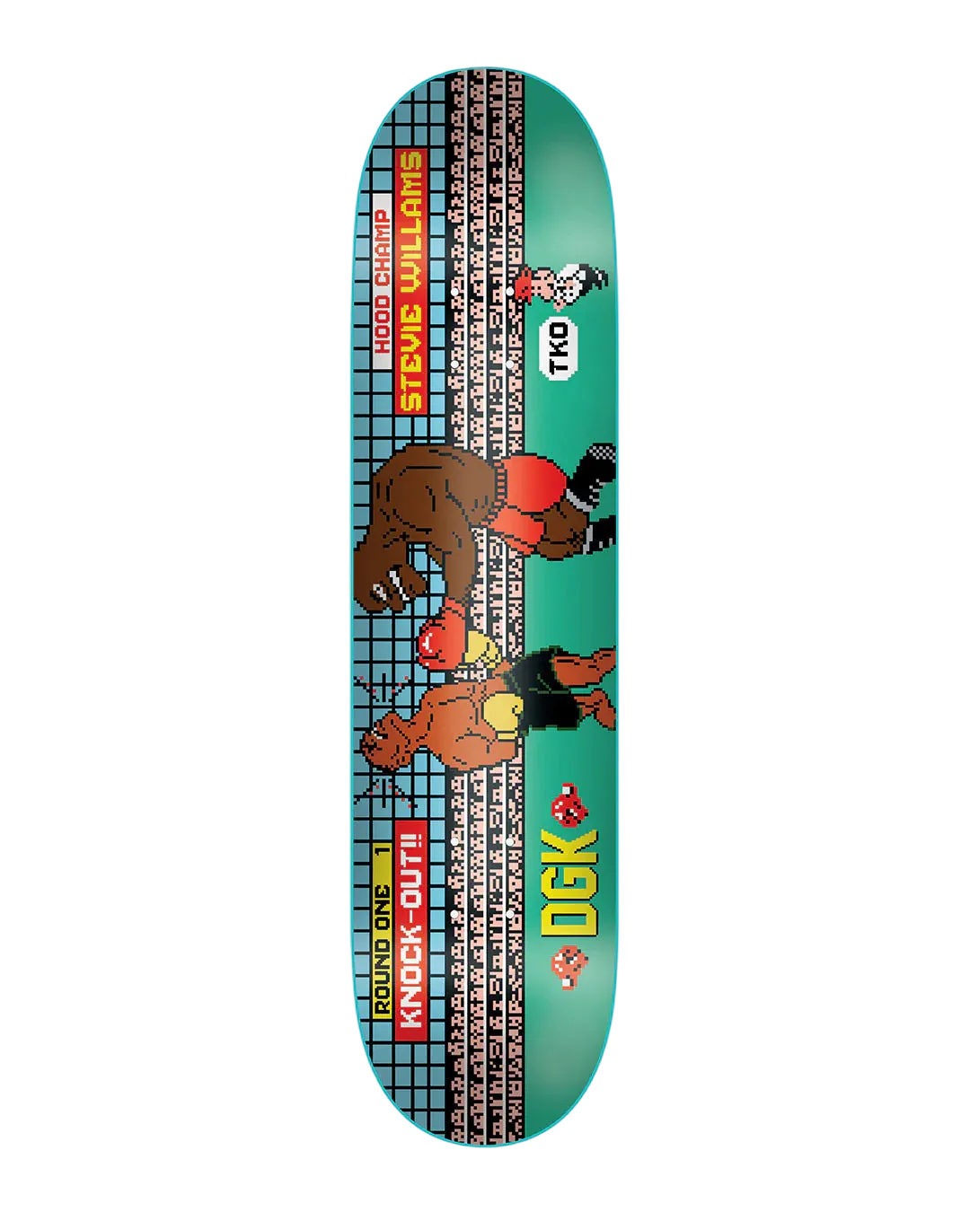 DGK 8-Bit TKO Stevie Deck 8.25"