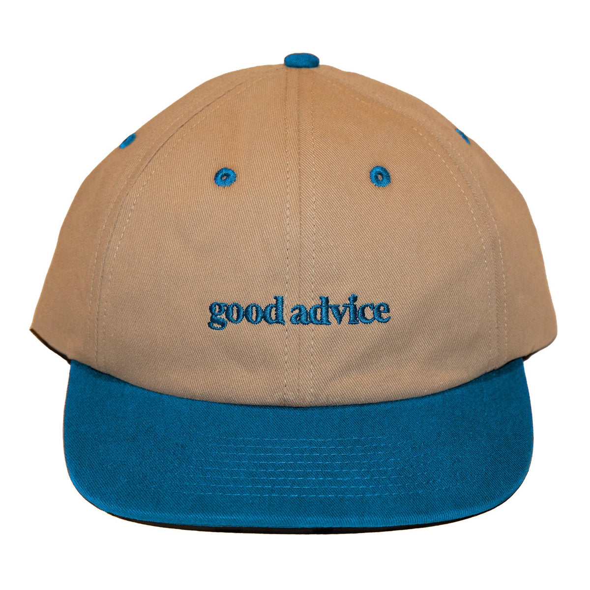 Good Advice Logo Cap Sand Navy