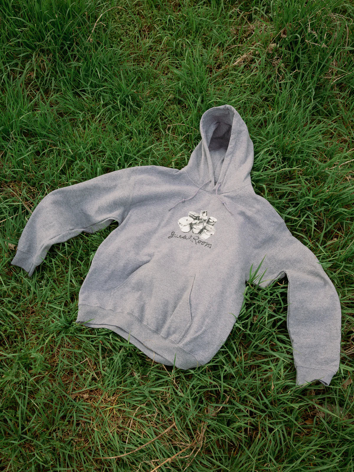 Guestroom Trashcan Hoodie (Grey)