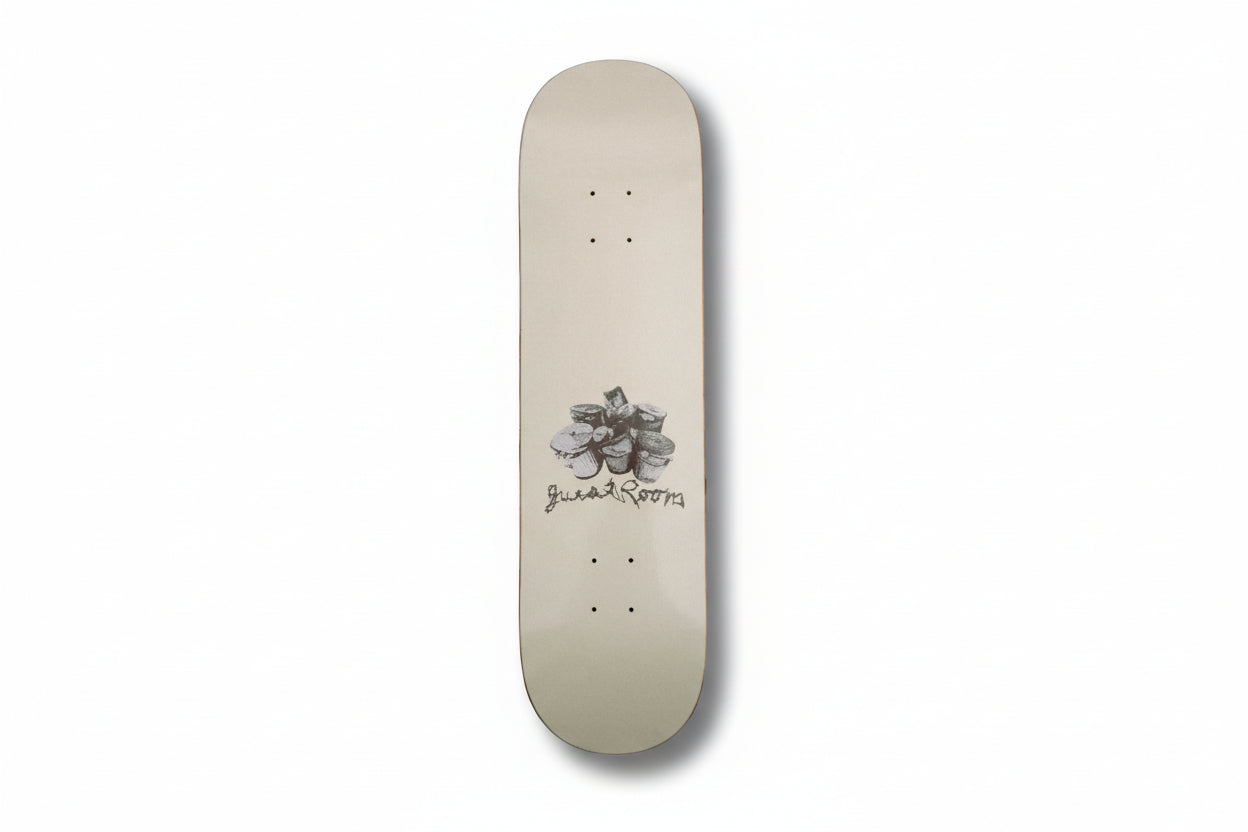 Guestroom Trashcan Deck (Cream)