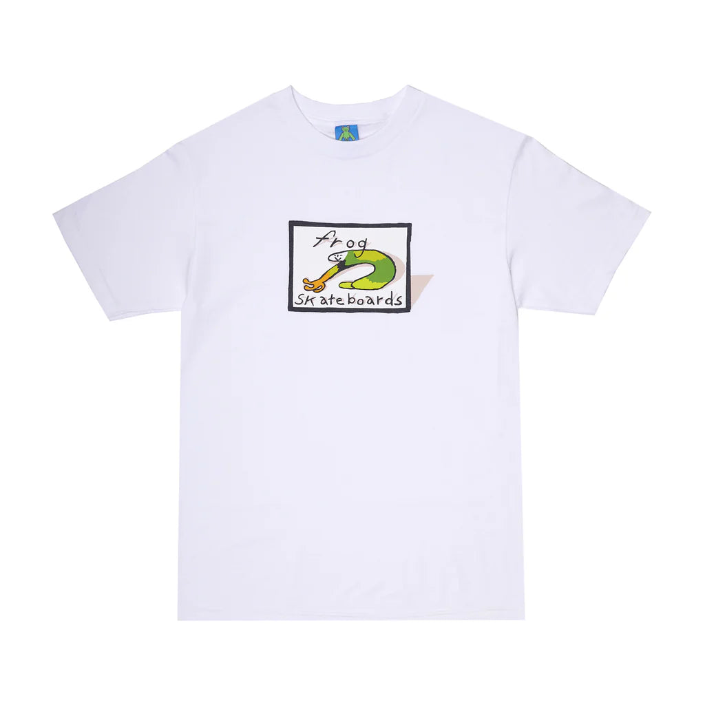 Frog Skateboards Classic Logo (White)