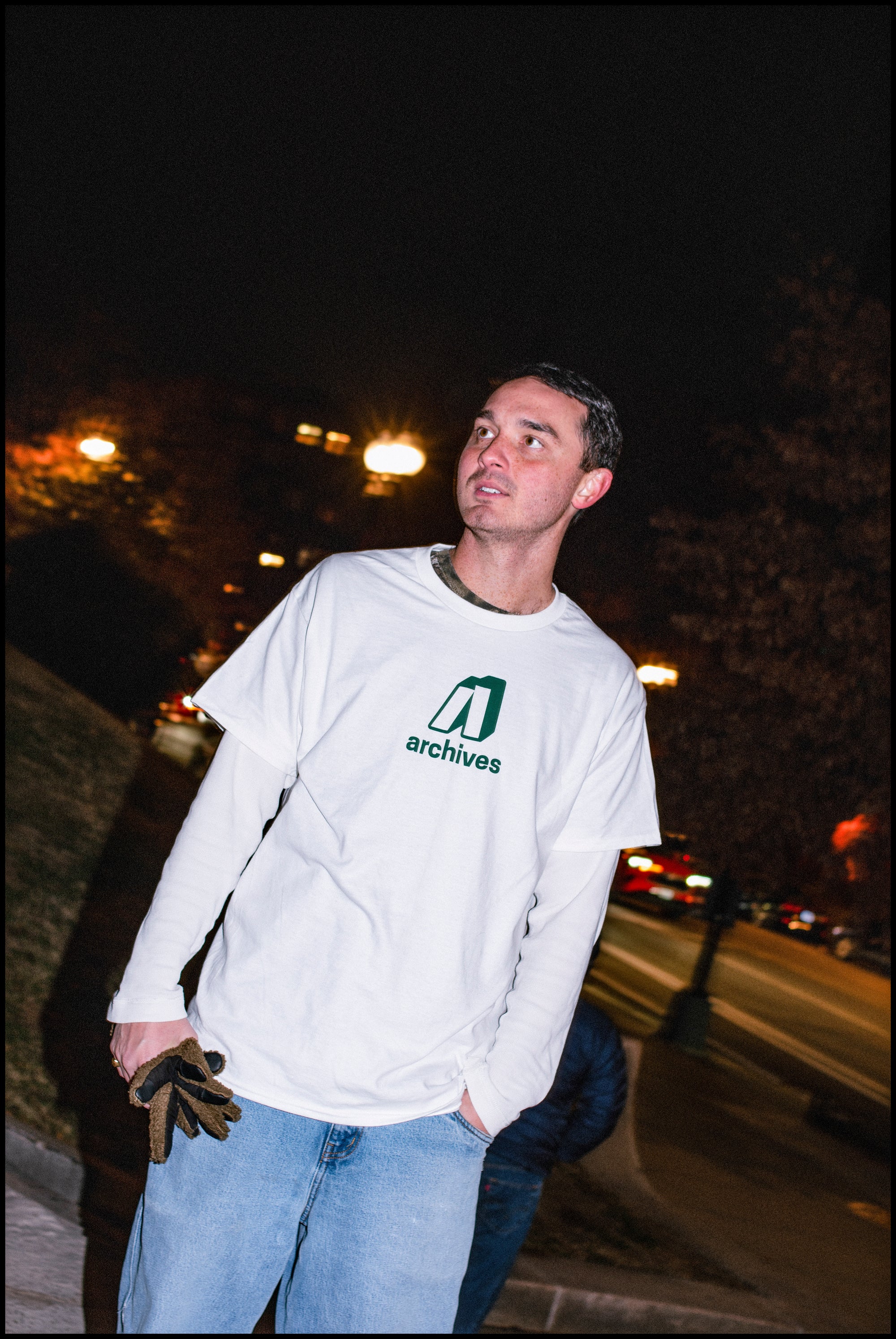 Archives Logo Tee White