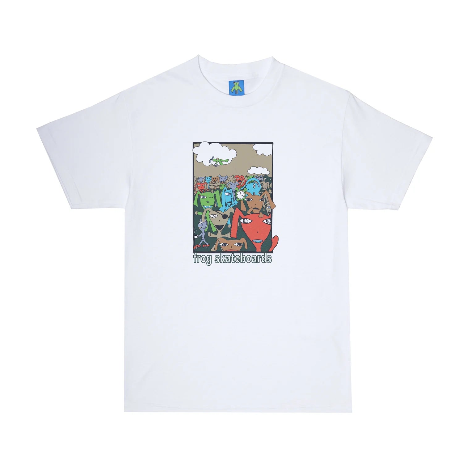 Frog Party Monster T-Shirt (White)