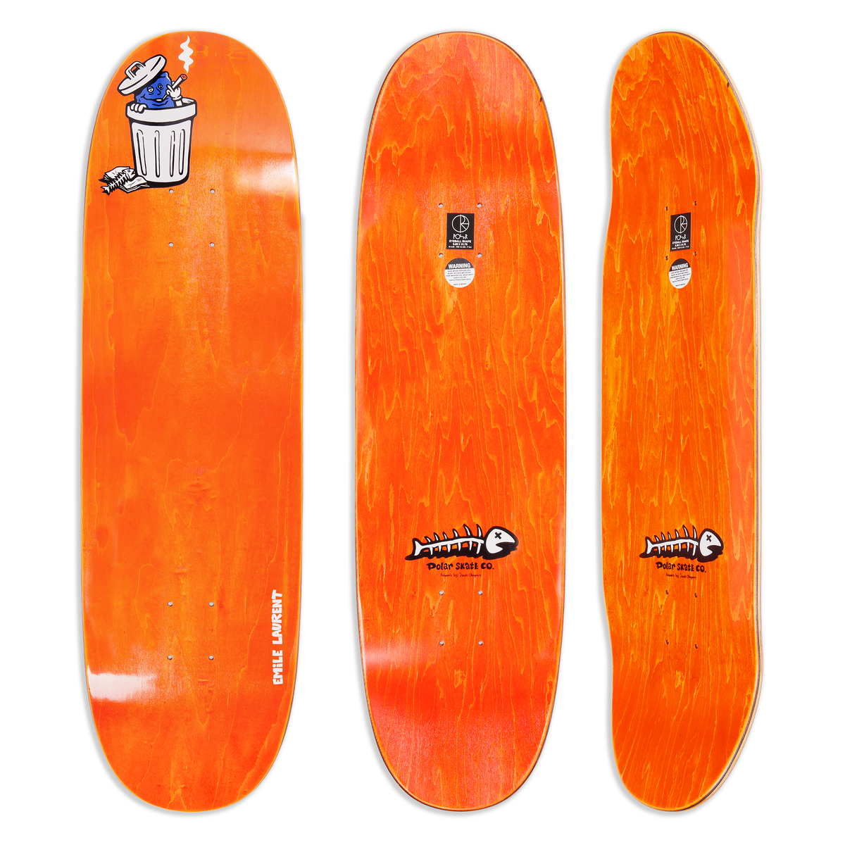 Polar Emile Laurent Trash Can Deck