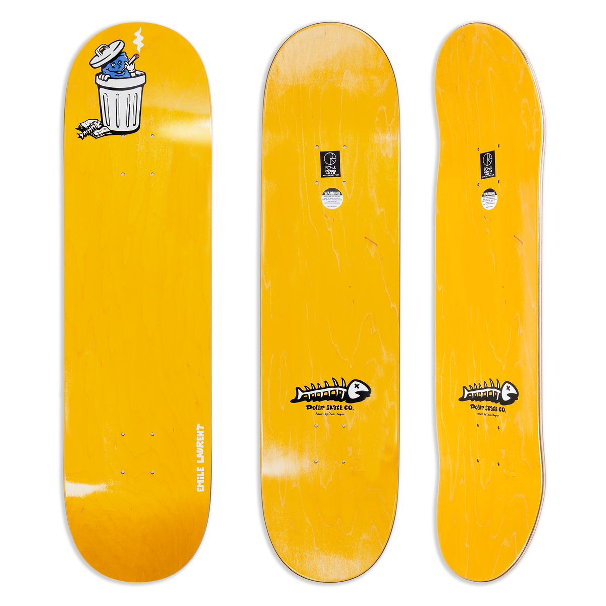 Polar Emile Laurent Trash Can Deck