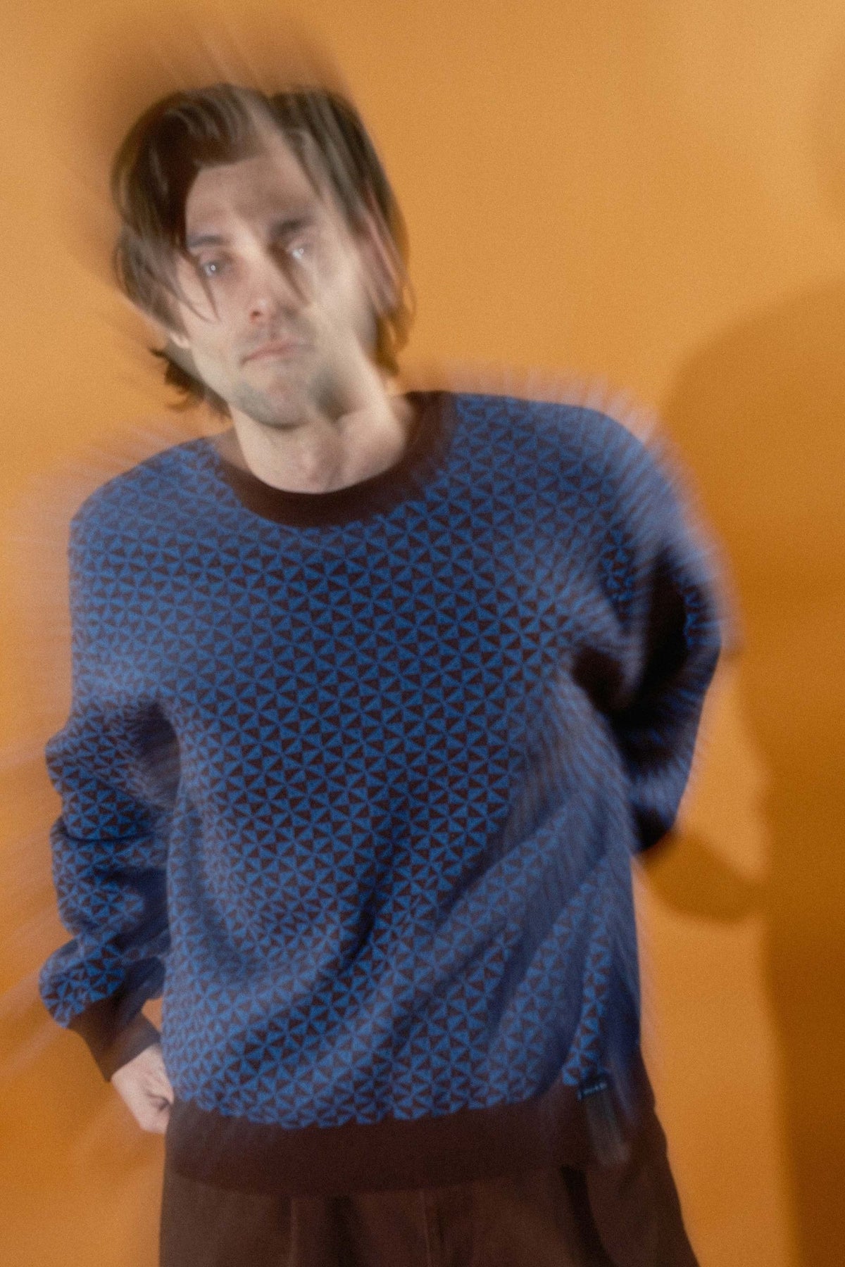 Quasi Trig Sweater (Blue)
