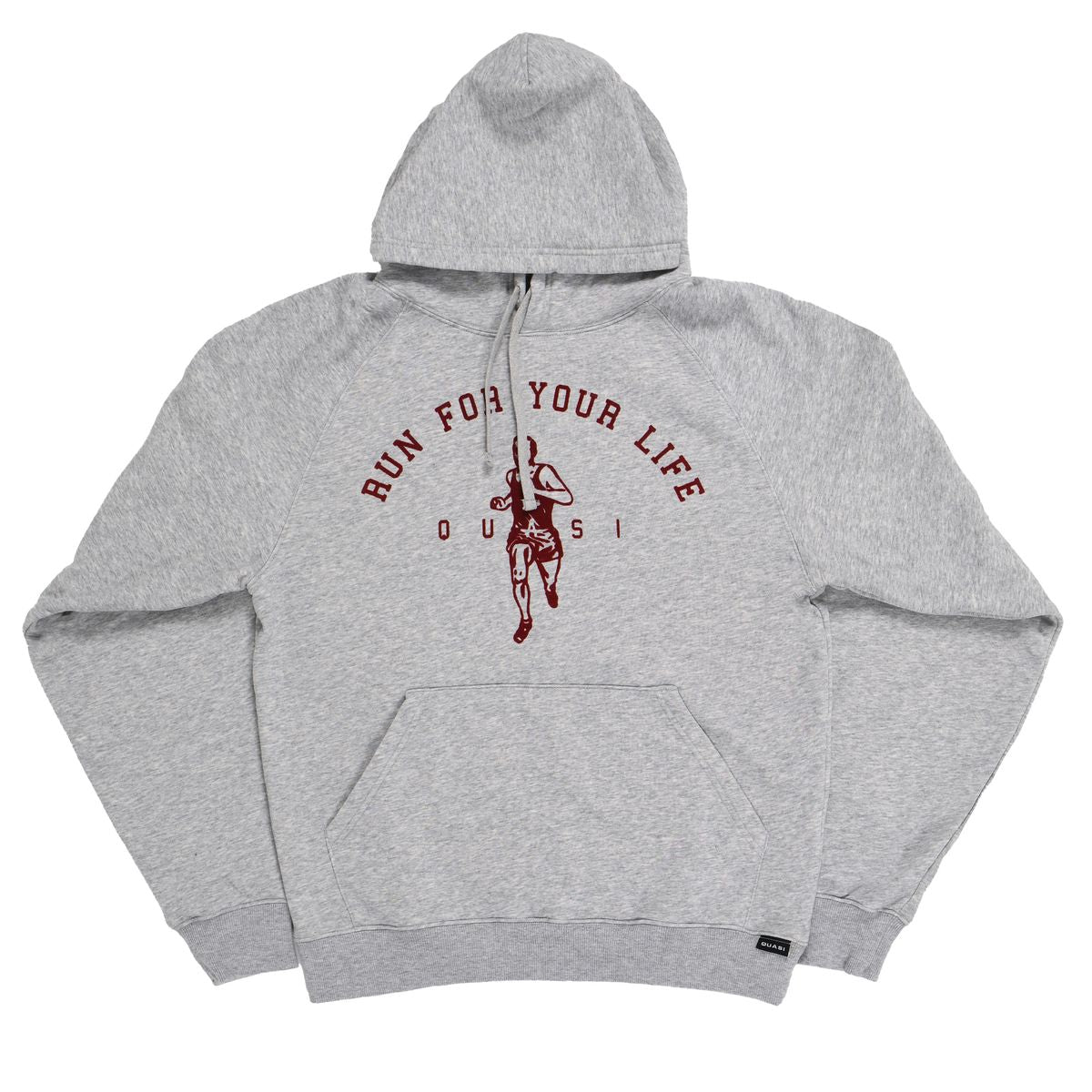 Quasi Run Hoodie (Heather Grey)