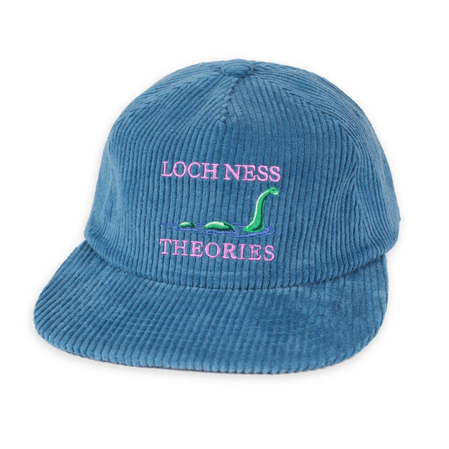 Theories Loch Ness Corduroy Snapback Hat (Steel Blue)
