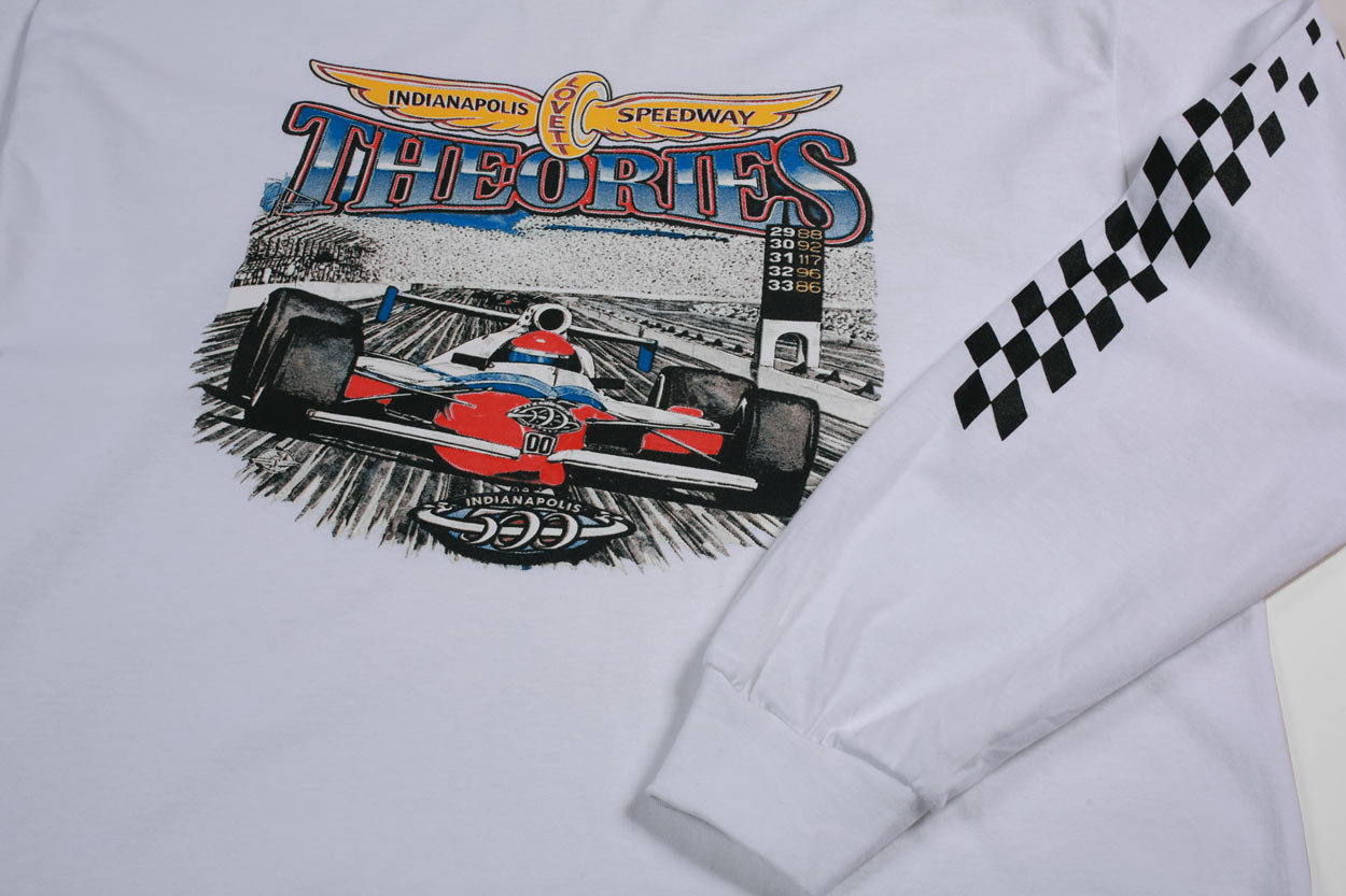 Theories Speedway Longsleeve Tee (White)