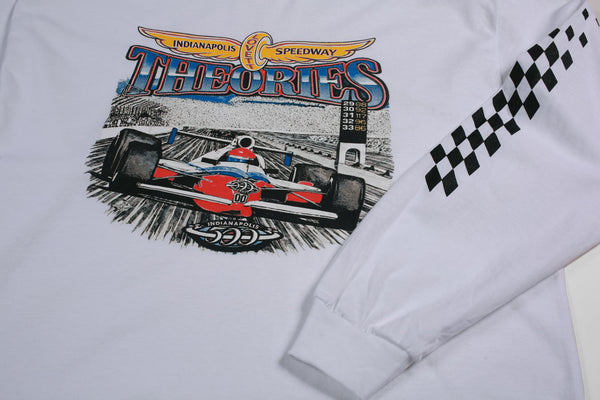 Theories Speedway Longsleeve Tee (White)