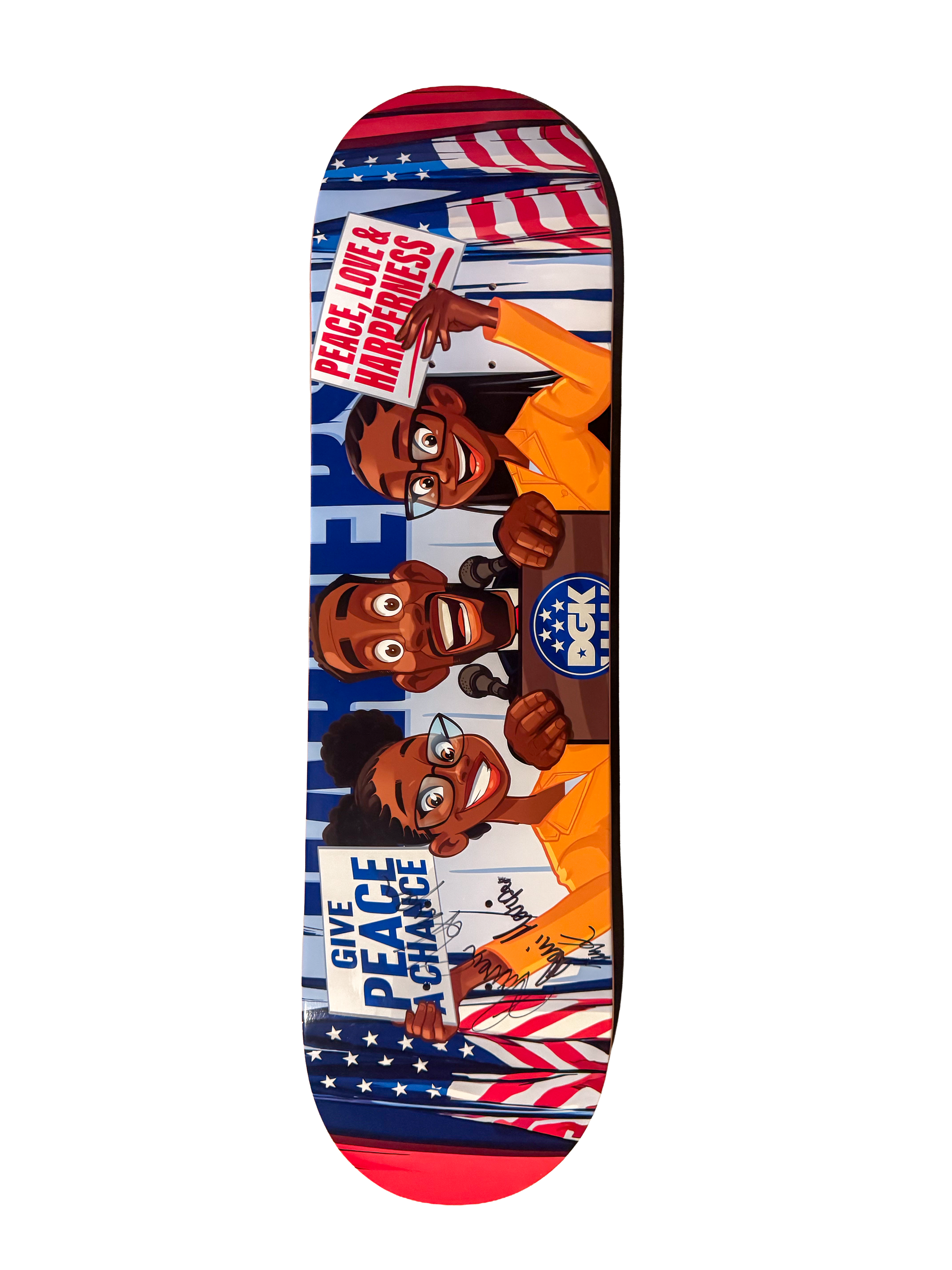 DGK Freedom Harpers Deck 8.25" Signed