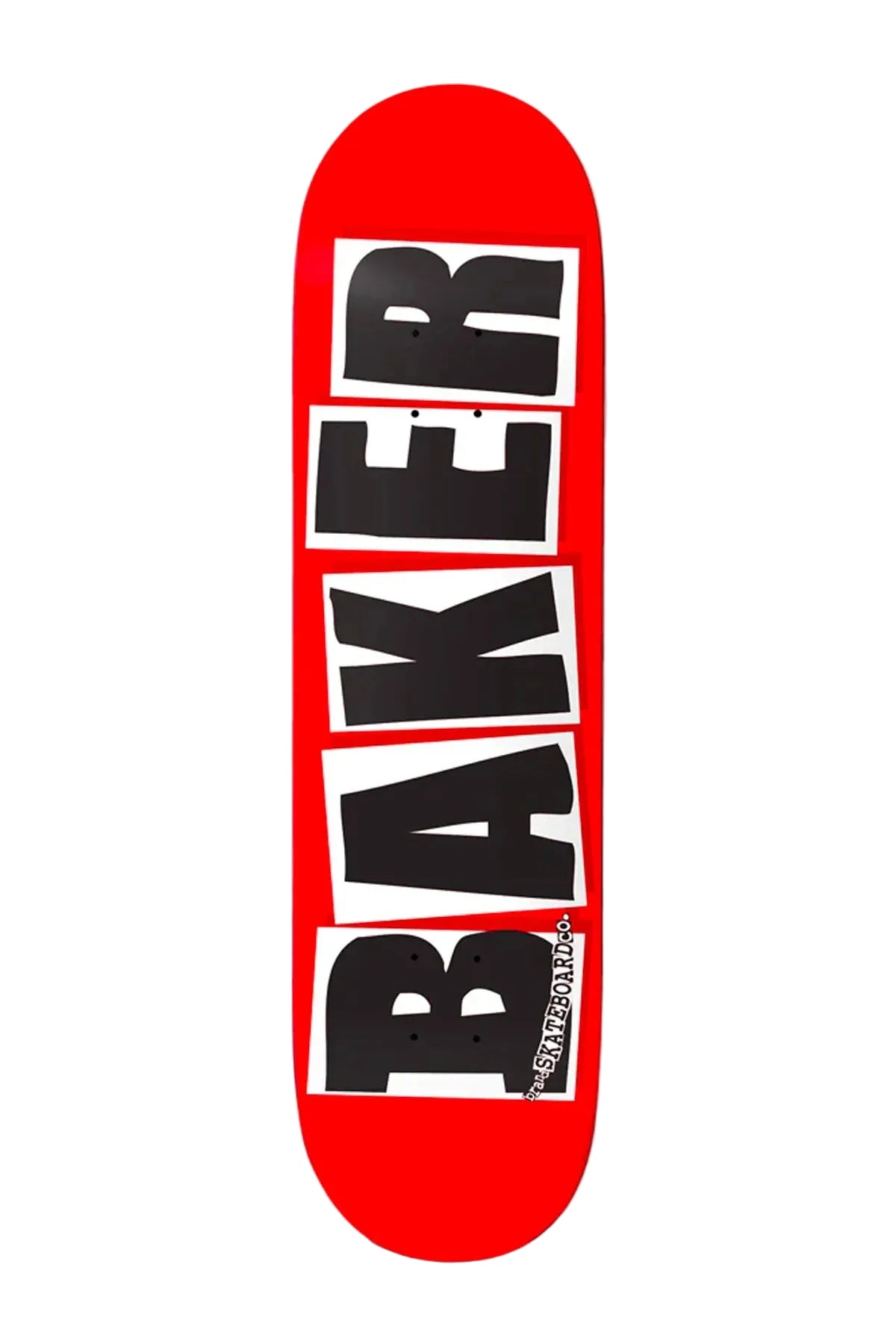 Baker Brand Logo Deck 8.38" (Red/Black)